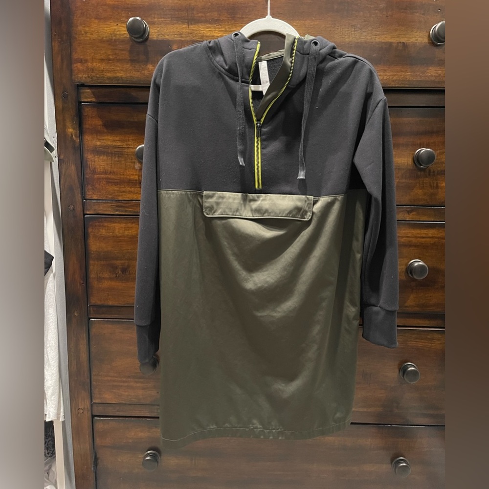 Athleta long sweatshirt.